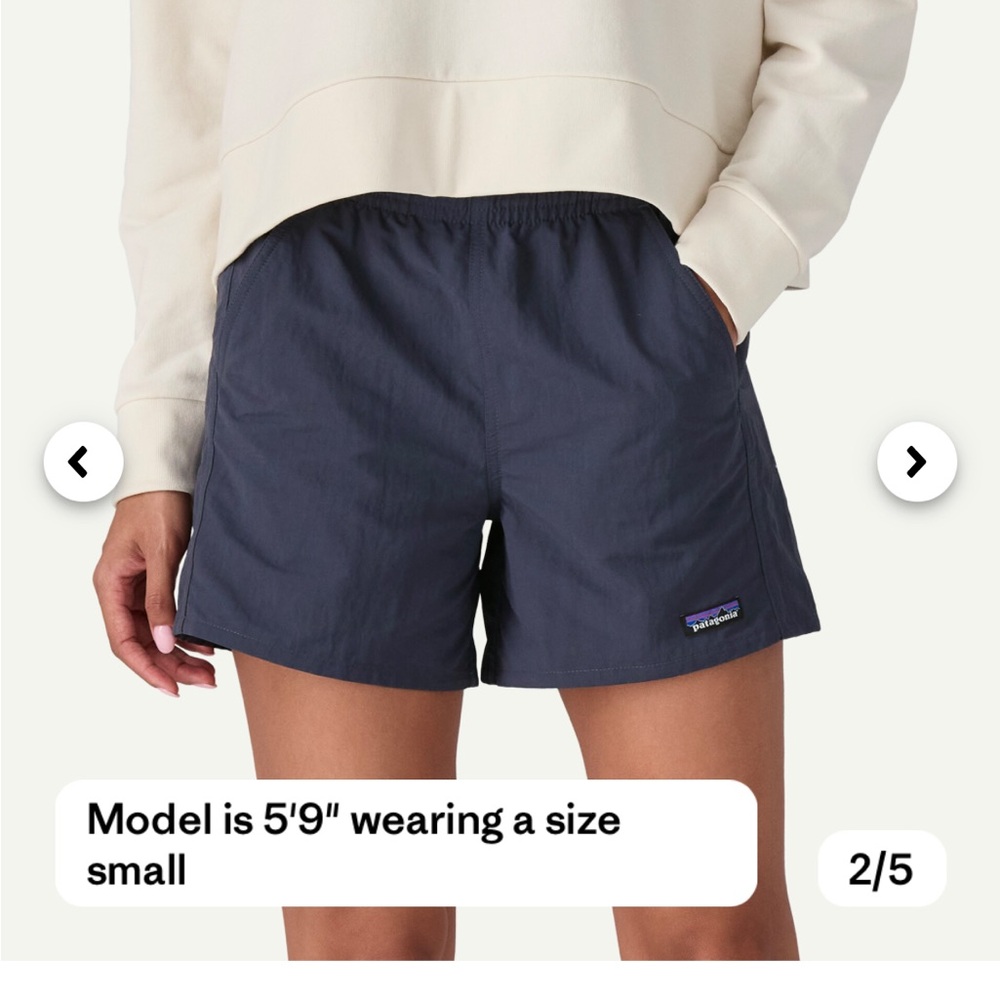 Patagonia Women's sky blue baggies